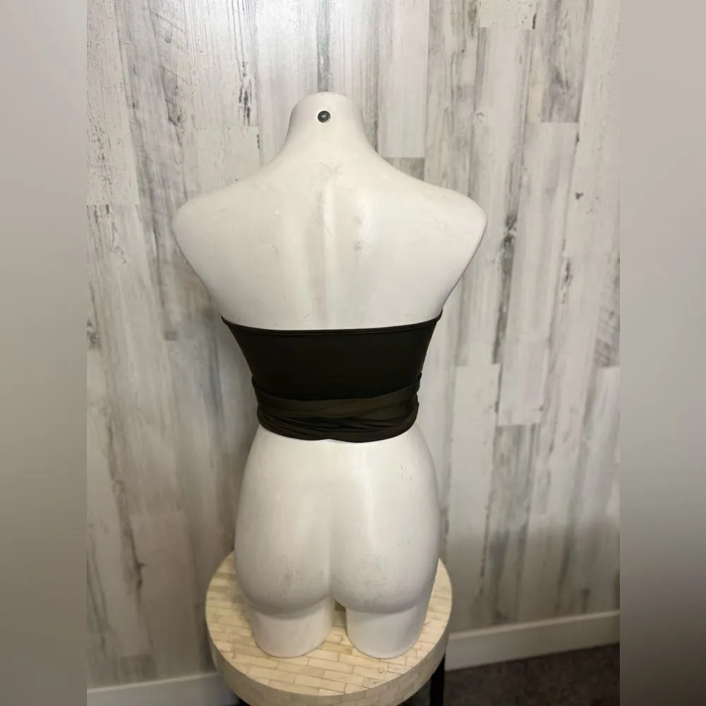 Strapless top Green Size L - Image 3