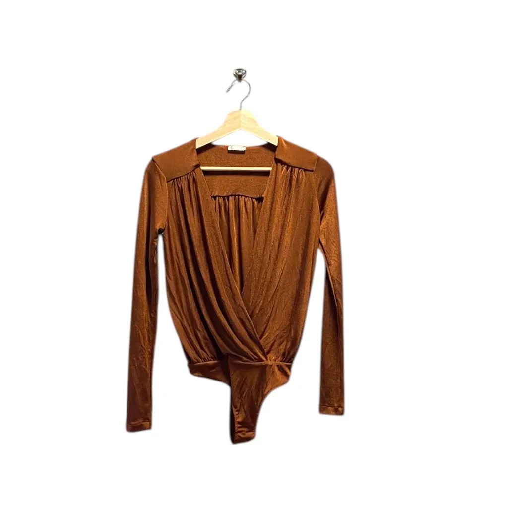 Free People Turnt Bodysuit Rust Size XS Revolve - Image 2