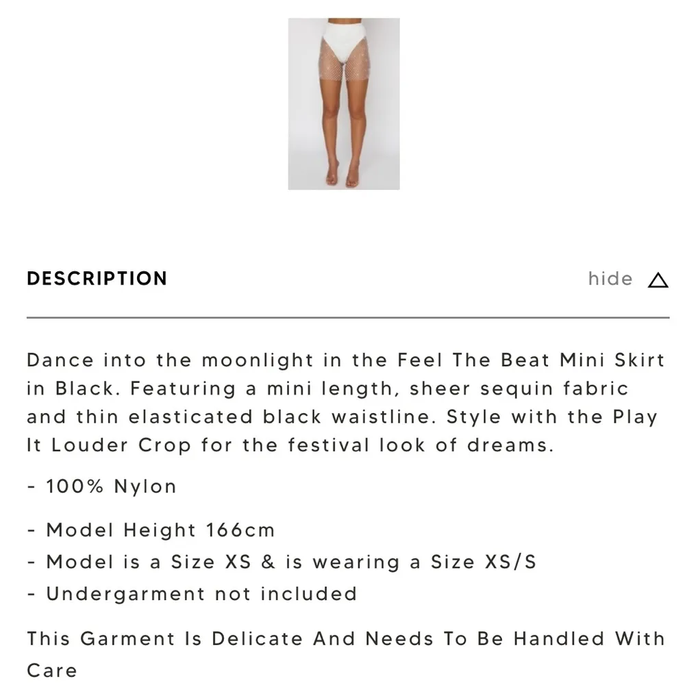 Feel the Beat Mini Skirt Black - Image 9