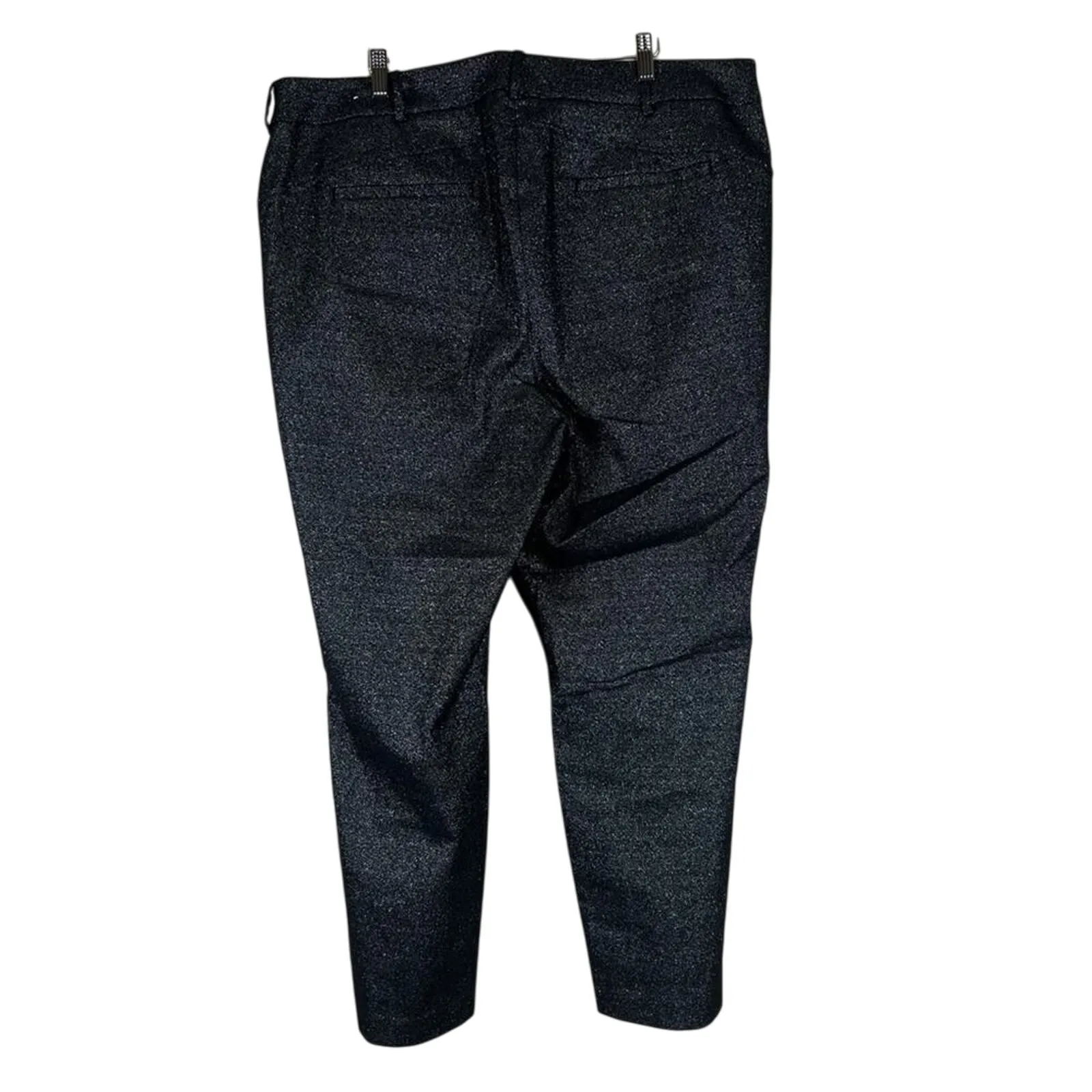 Lane Bryant The Lena Dress Pants Womens 22 Black Metallic Slim Stretch Career - Image 4