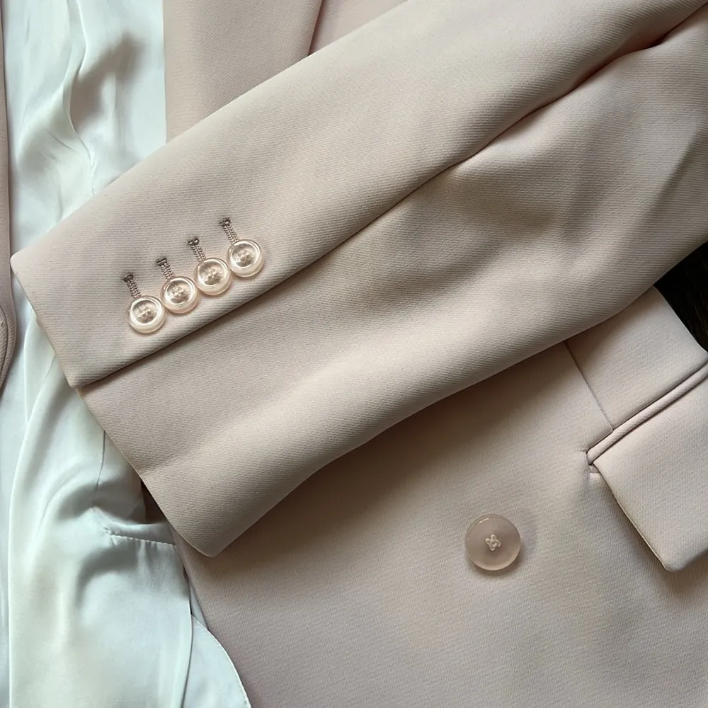 Philosophy Di Lorenzo Serafini Natural Single-breasted Blazer - Image 3