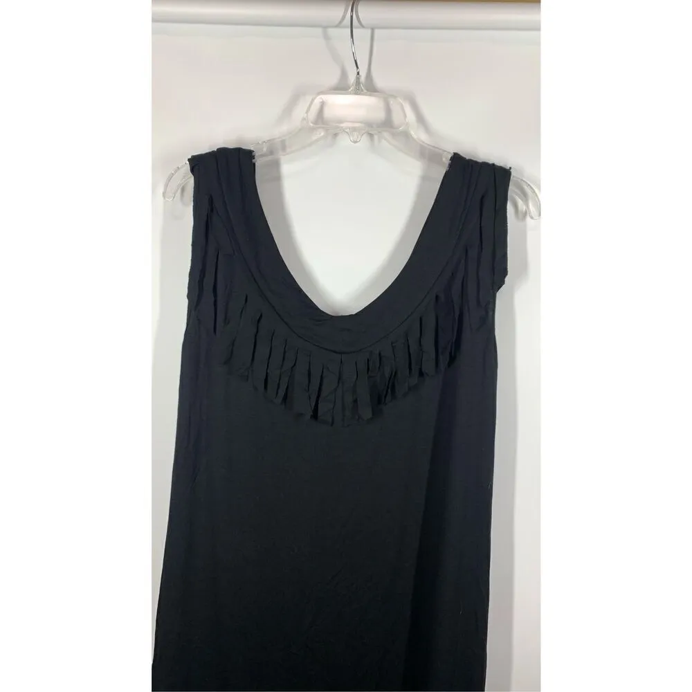Women's Fringe Sleeveless V - Image 4