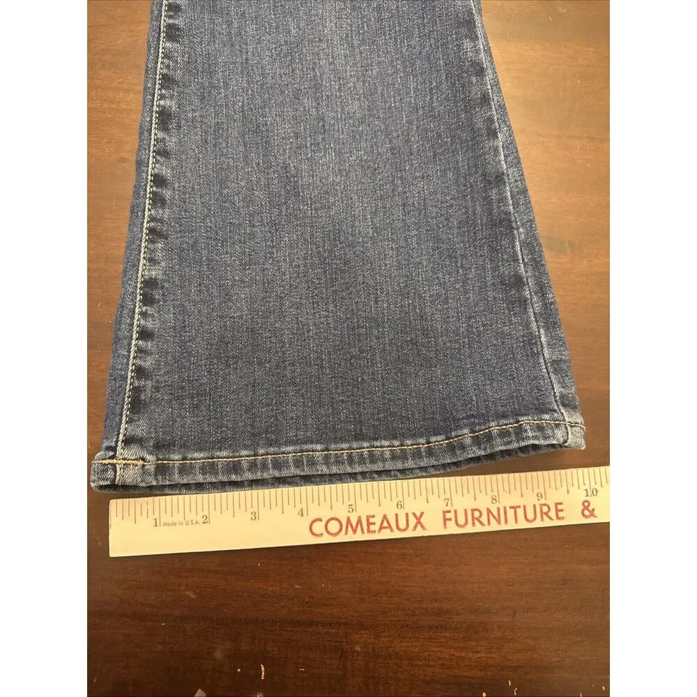Lucky Brand Stevie Jeans Women's High-Rise Flare Size 6/28 Blue Retro Hippie - Image 15