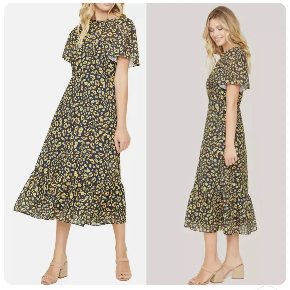 Lost + Wander Anthropologie Dance All Night Midi Dress,M - Image 3