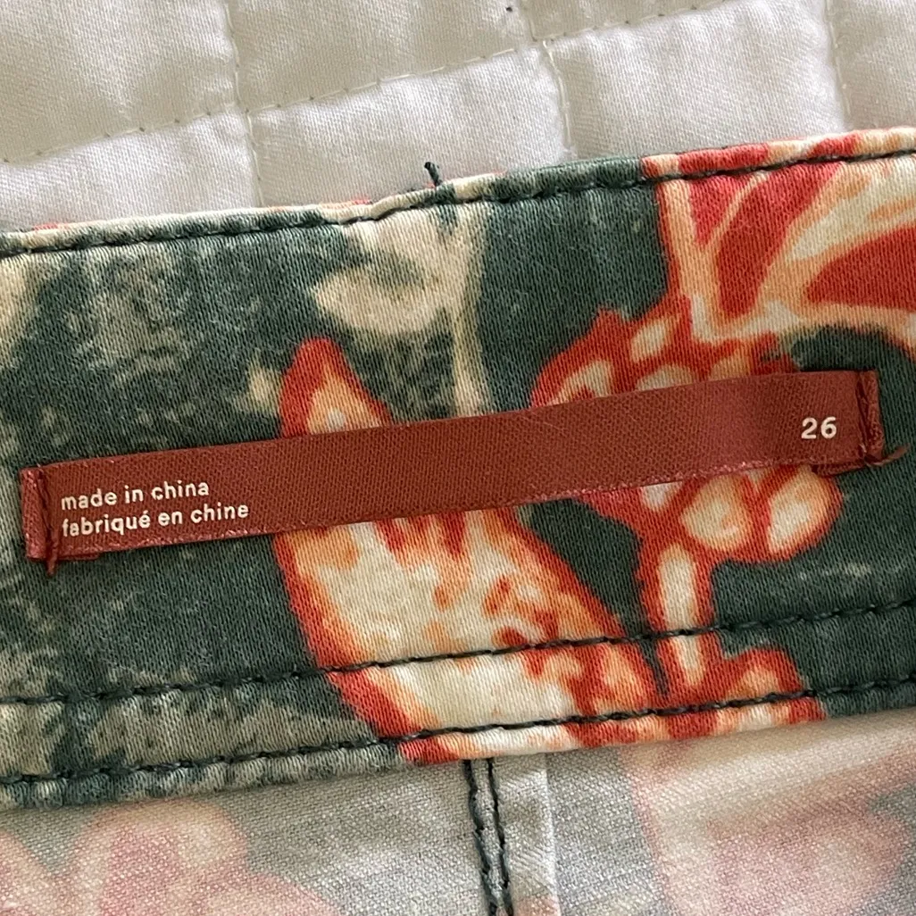 Anthropology Pilcro Demilune Utility Pants size 26 - Image 10