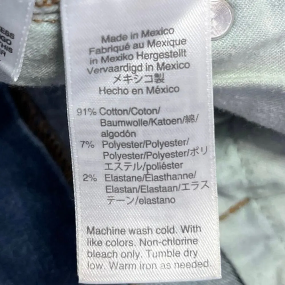 J.Crew Women's Blue High Waisted Frayed Raw Hem Cut - Image 5