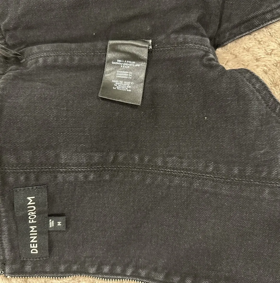 Denium Forum charcoal Corset Top - Image 3