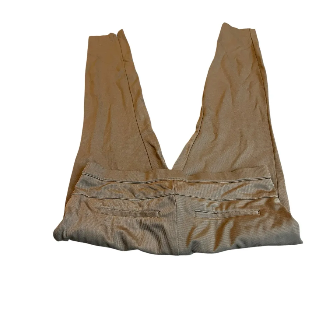 Kenar  brown pants with ankle zippers - Image 2