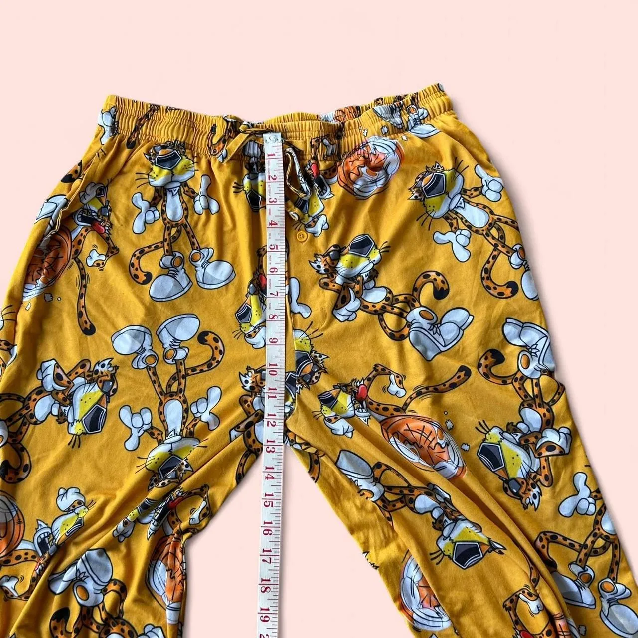 Chester the Cheetah Cheeto pajama pants Yellow Size L - Image 3