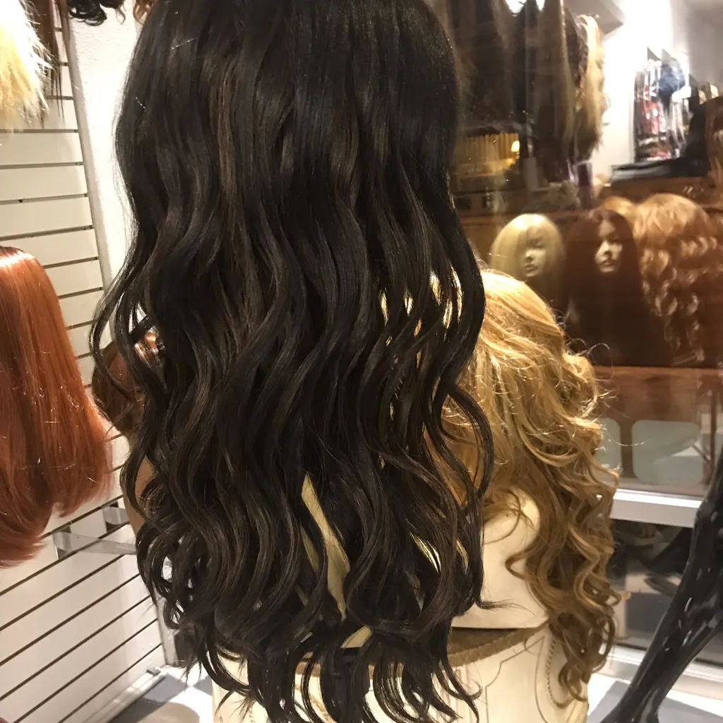 Long wig sale loose curls brand new 2020 Wig Black Size 24 - Image 5
