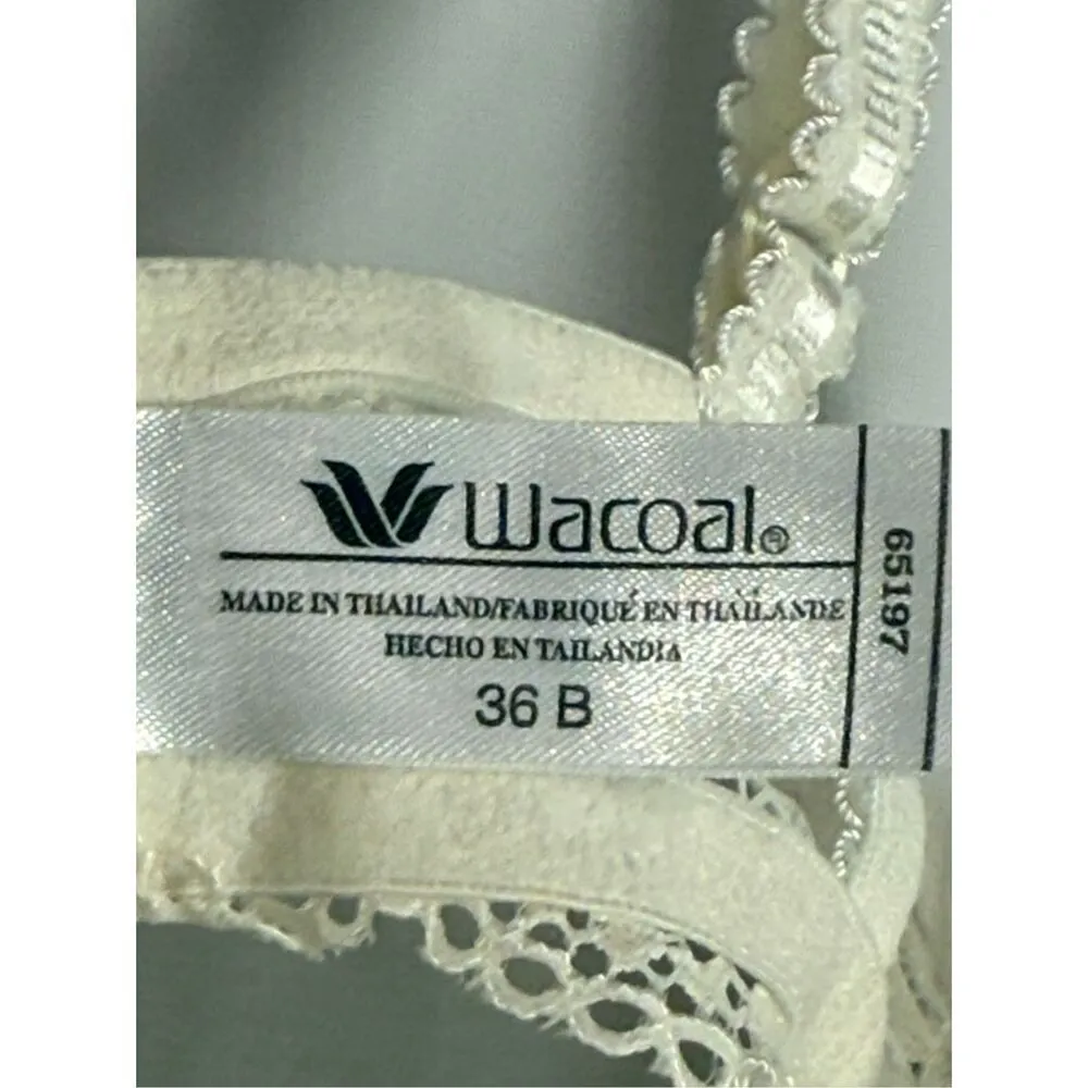 Wacoal LACE ESSENTIAL Fuller Figure Bra Cream / Powder size 36B 65197 - Image 5