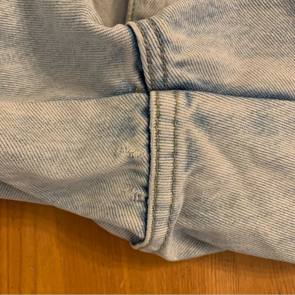 Rolla’s High Rise Straight Distressed Sunbleach Worn Wash Jeans Size 24 - Image 11