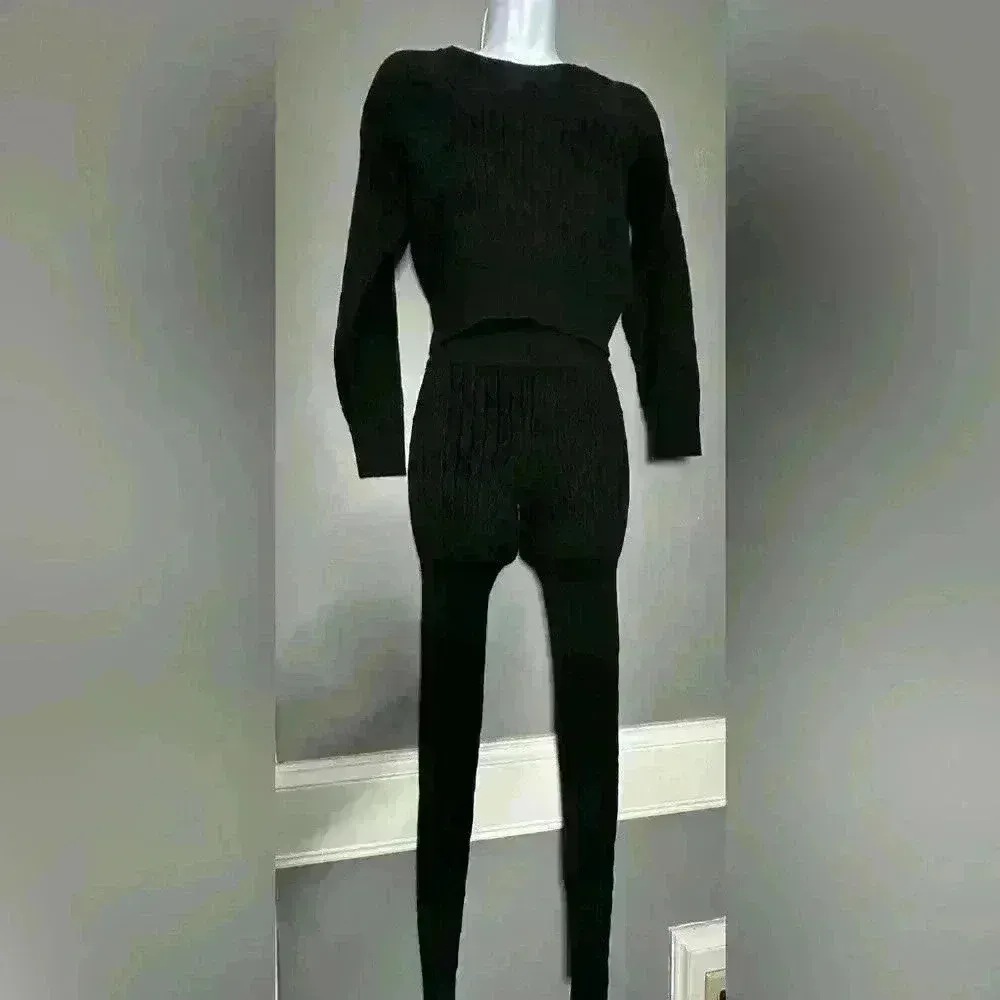 Daisy Black Women Sweater Set (511) - Image 5