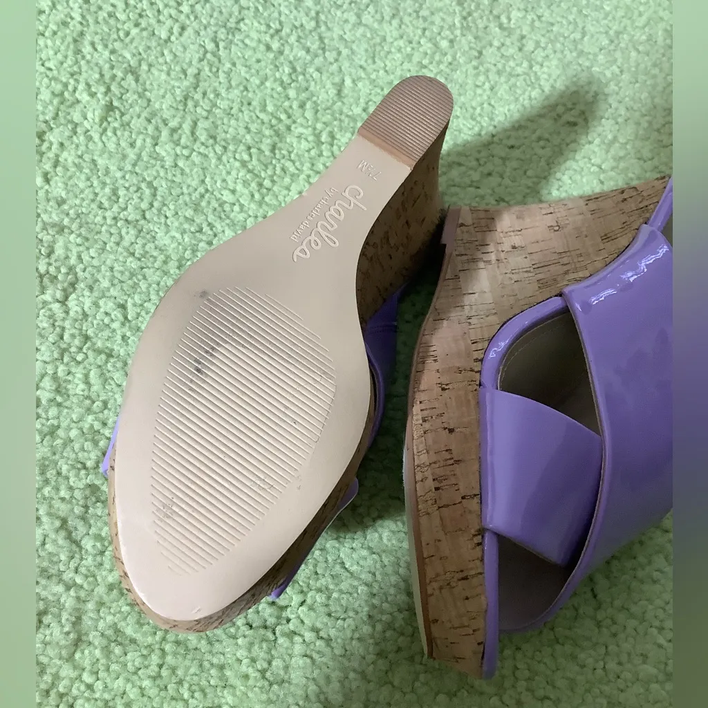 Pretty slide in platform sandals 💜💜💜 - Image 12