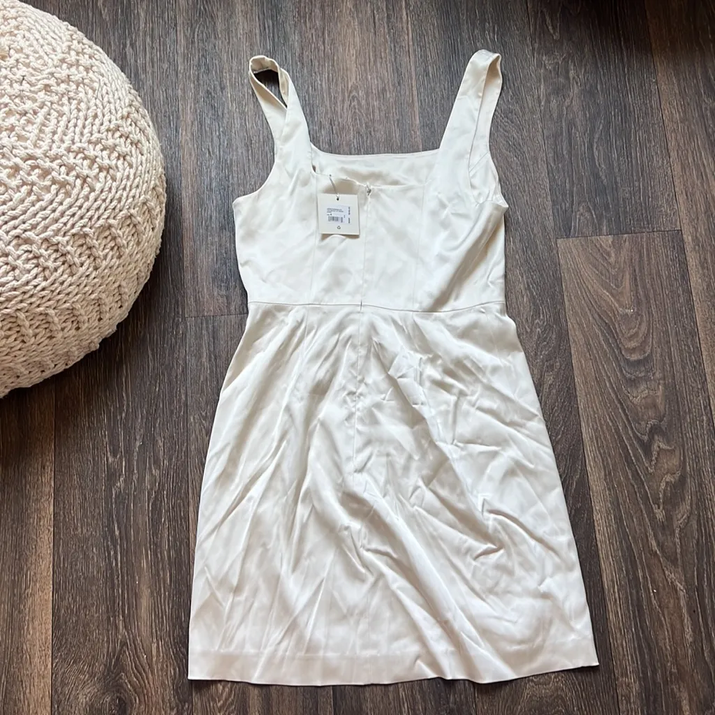 NWT Favorite Daughter They Break Up Dress Ivory Size 4 - Image 7