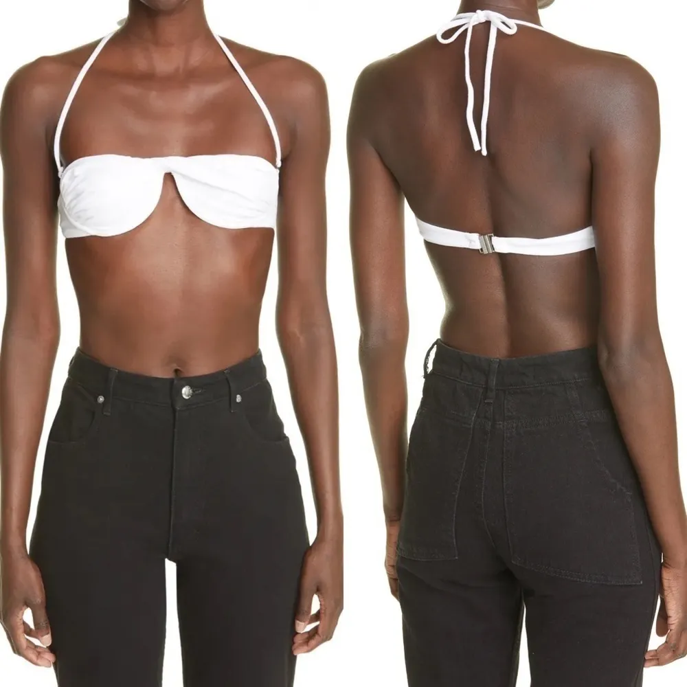 ISA BOULDER Tornado Bikini Top White Size XS - Image 9