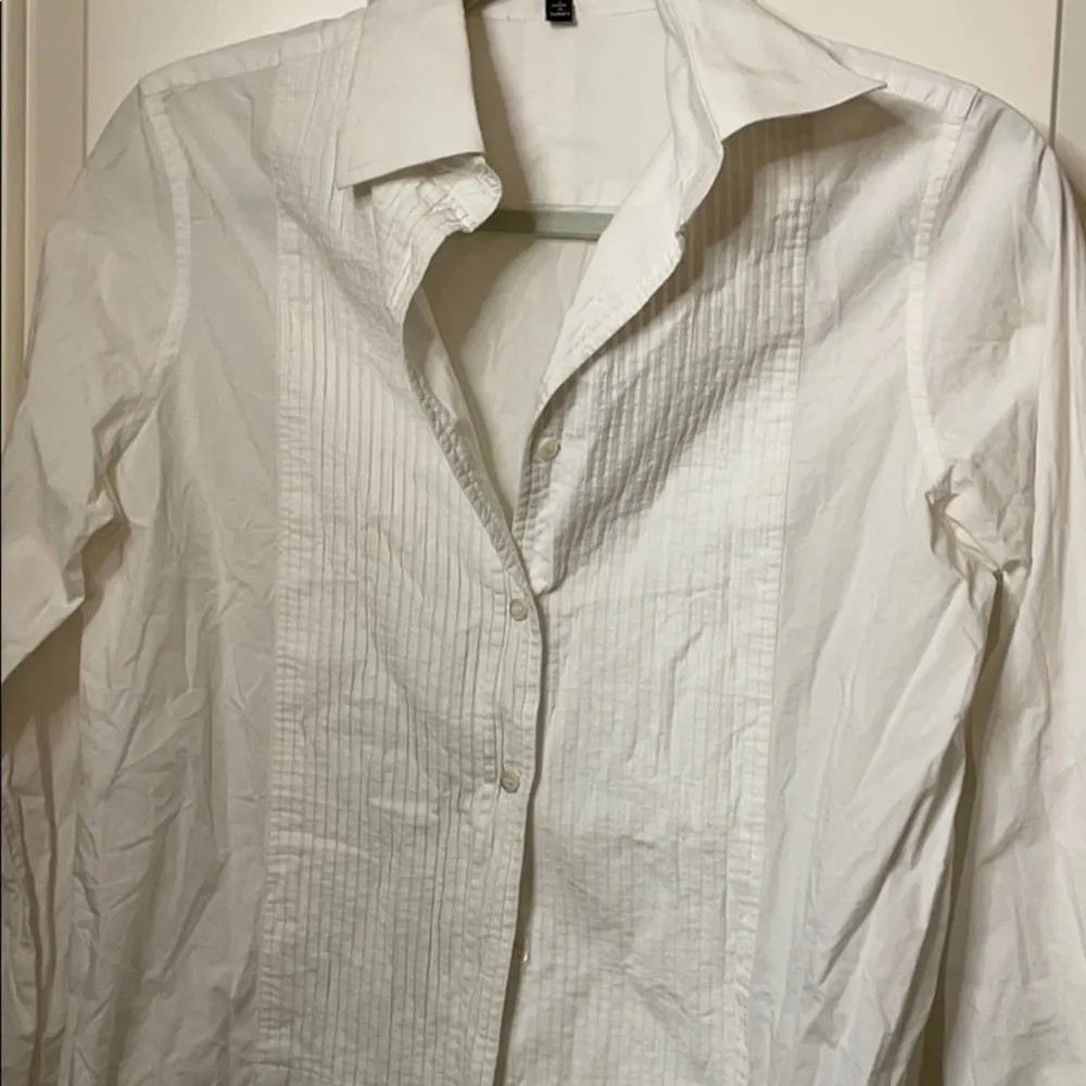 Saks Fifth Avenue white cotton button down 2 - Image 6