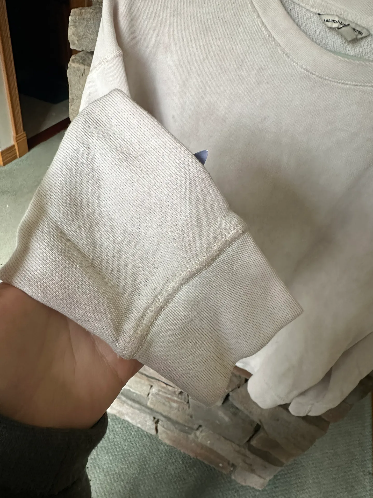 Outfitters Pink Acid Wash Crew Neck - Image 4