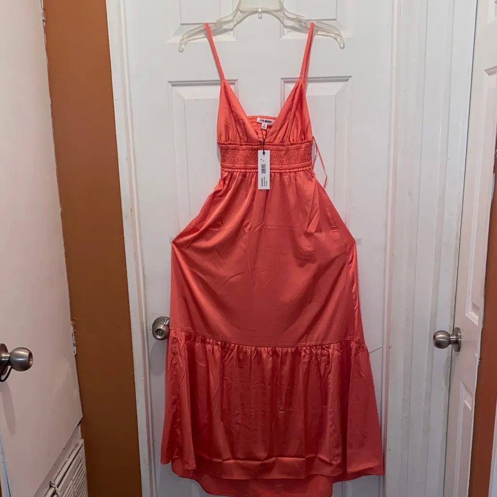 Steve Madden spring rose  Midi Dress NWT - Image 4