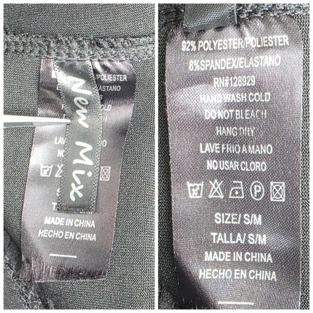 New Mix Womens Pants Size S/M Black - Image 3