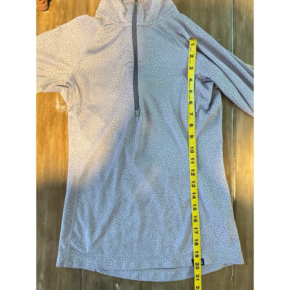 Patagonia Womens Capilene Midweight Zip Neck Base Layer Purple SIZE XS - Image 5
