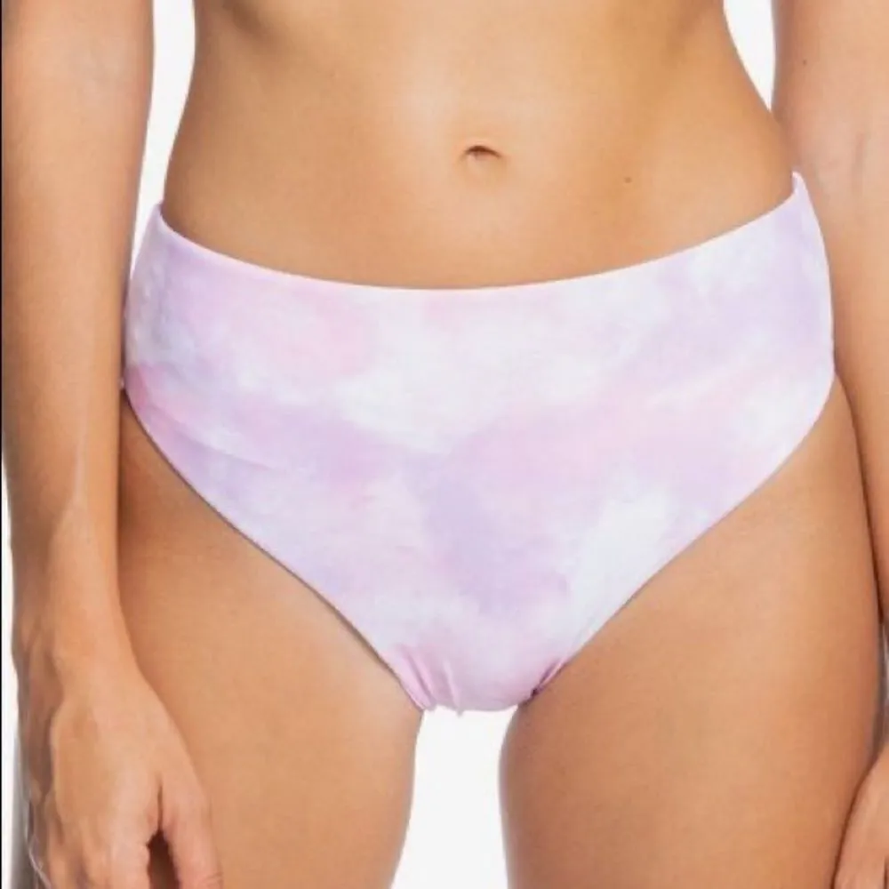 Roxy Sea & Waves Purple Reversible Triangle Bikini Size Medium - Image 4