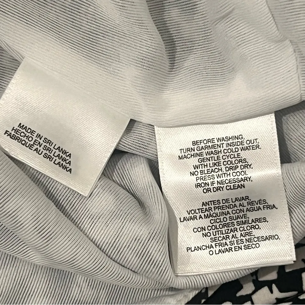 Anne Klein Long Black and White Sleeveless Dress Size 10 SKU#C24336 - Image 9