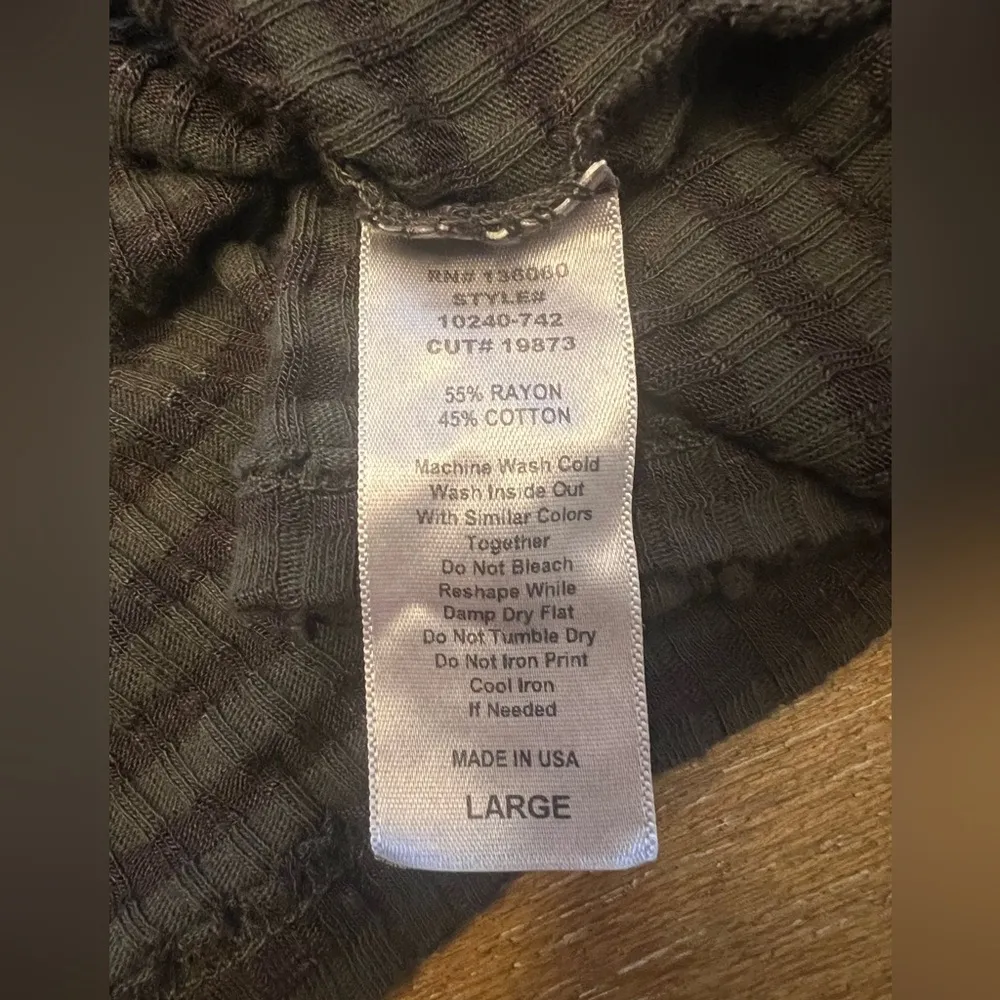 Project Social T Isadora Back Lace Up Stripe Easy Fit Tee - Image 10