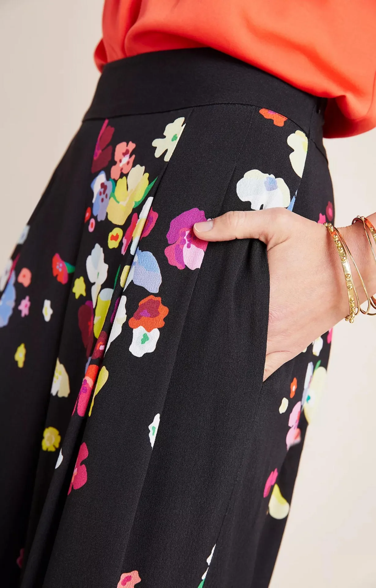 x Delpozo Floral-Print Trousers - Image 5