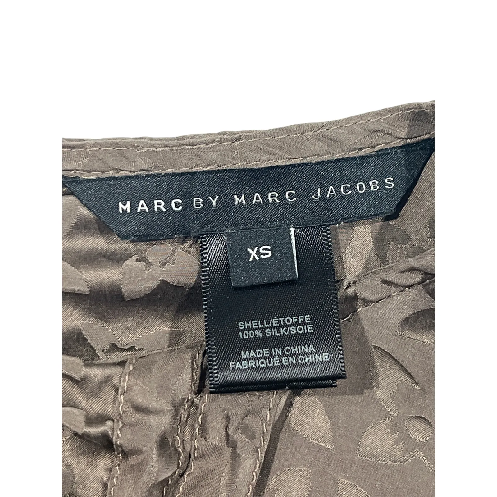 Marc by Marc Jacobs Vintage Silk Ruffle Sleeveless Blouse Size XS Retro 60s - Image 2