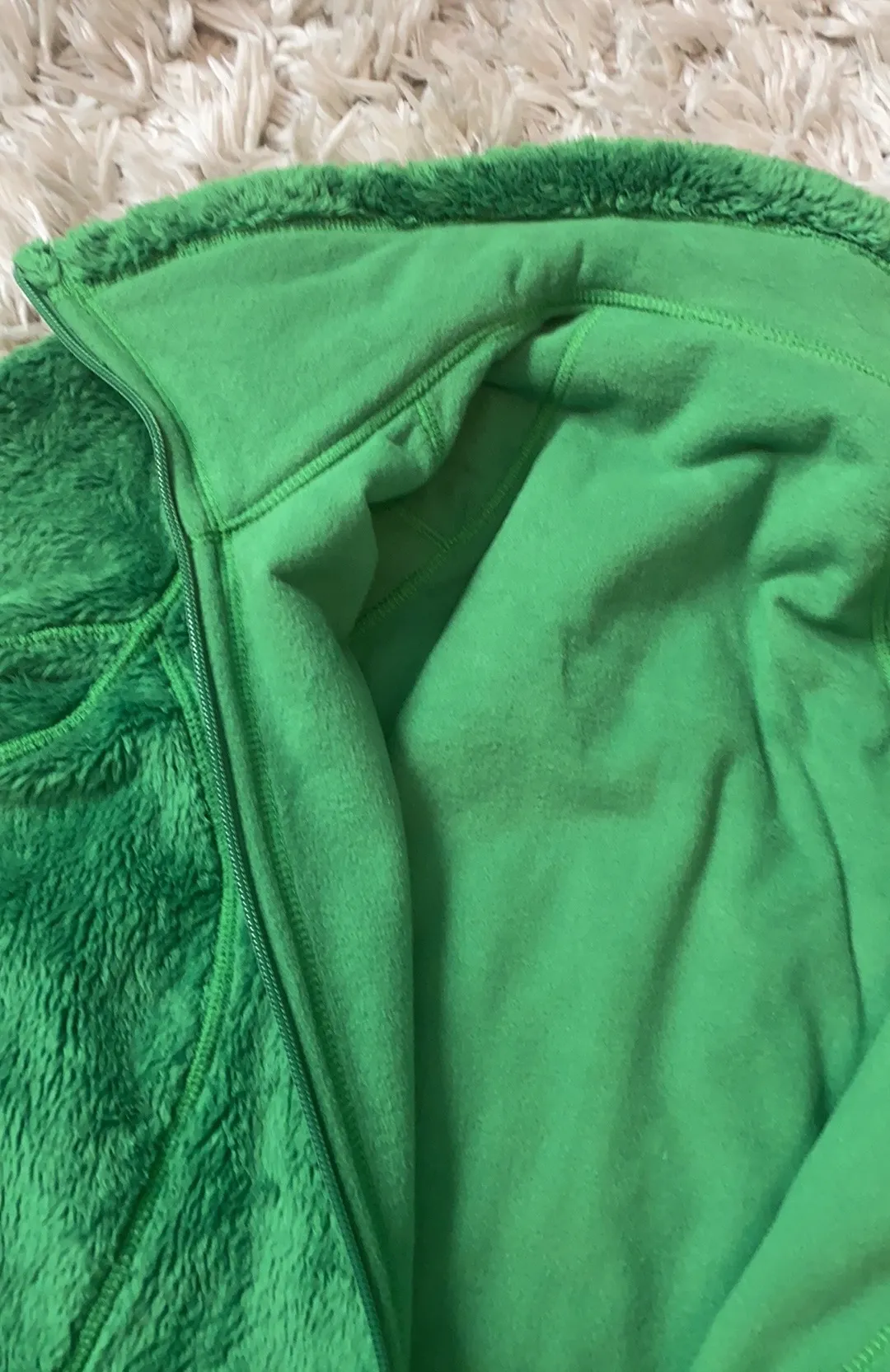 Koppen Reversible Fleece Jacket Green - Image 2