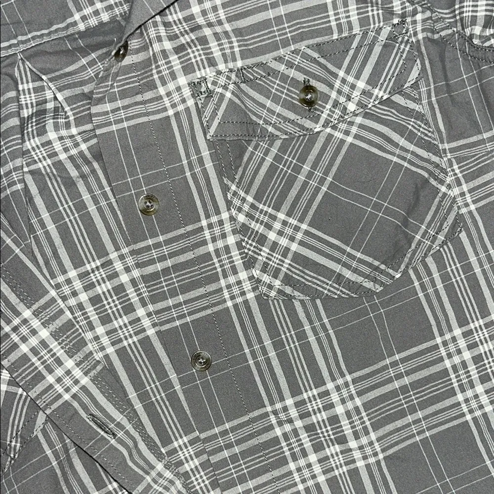 Carhartt Charcoal Plaid Shirt - Image 3