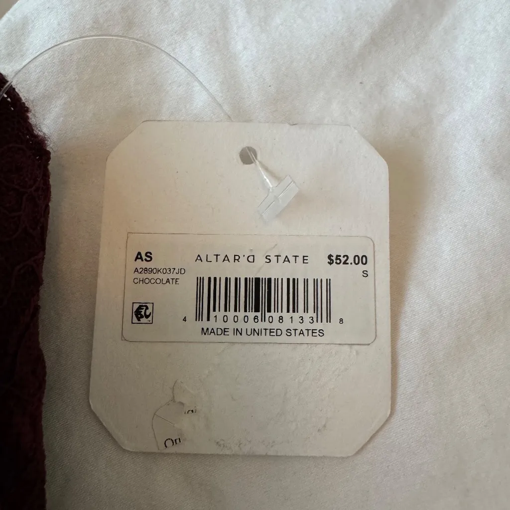 Altar’d State Jasmine Suede Lace Tube Top - Image 4