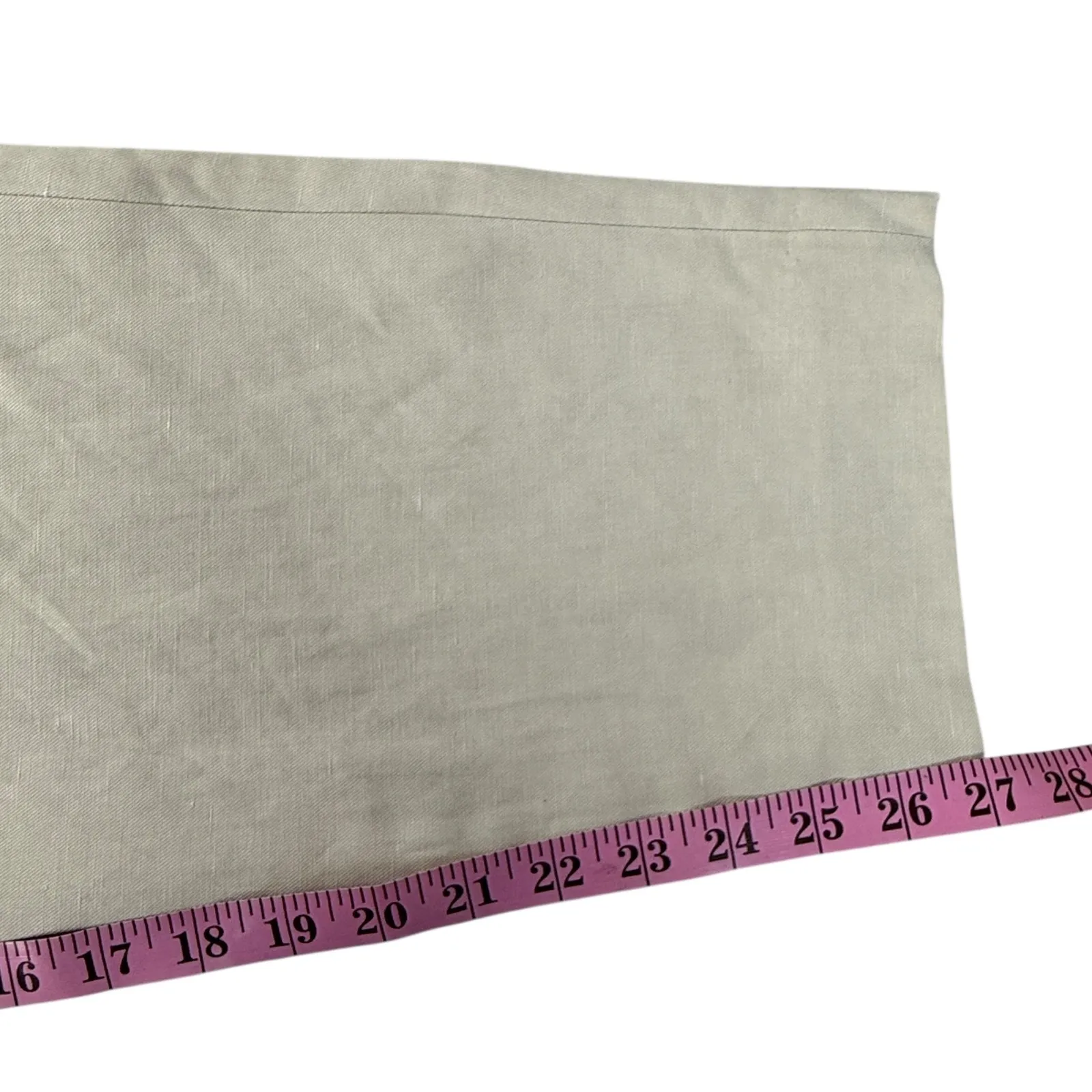 Vince Pleated Linen Cropped Pants Trousers Beige Size 12 MSRP $285 Quiet Luxury - Image 6