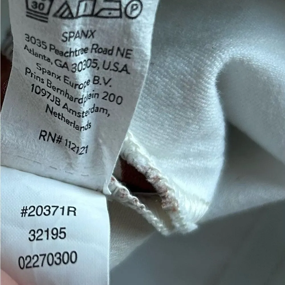 SPANX Print Shorts in Brown Zebra Stripe Size Large - Image 10