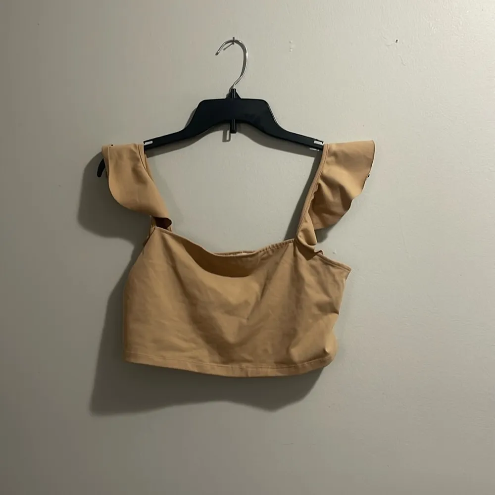 Free People Little Flirty Duo Crop Tan Size Medium - Image 2