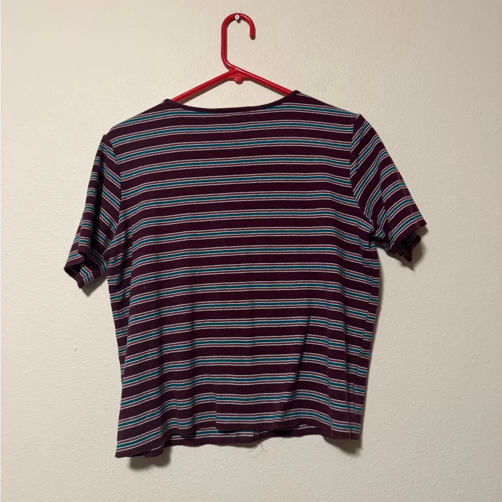 Eddie Bauer Multicolor Striped Top - Image 3