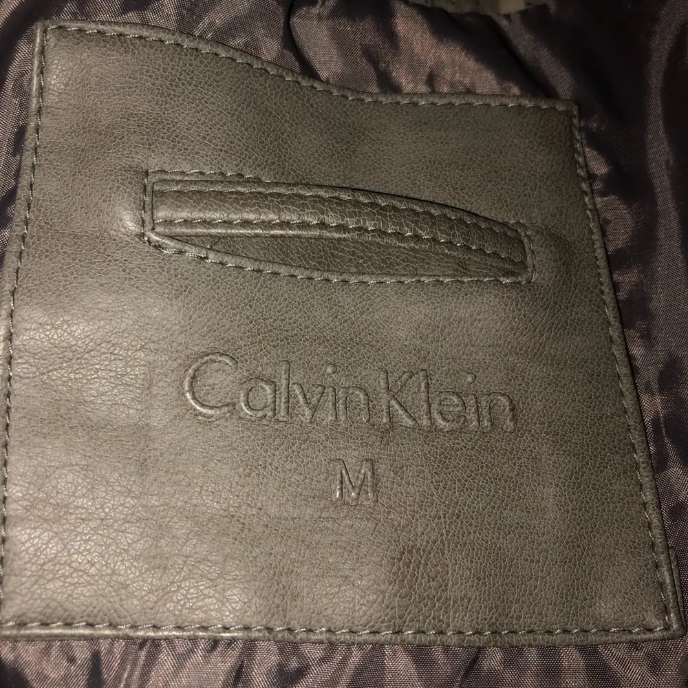 Calvin Klein  faux leather jacket - Image 7