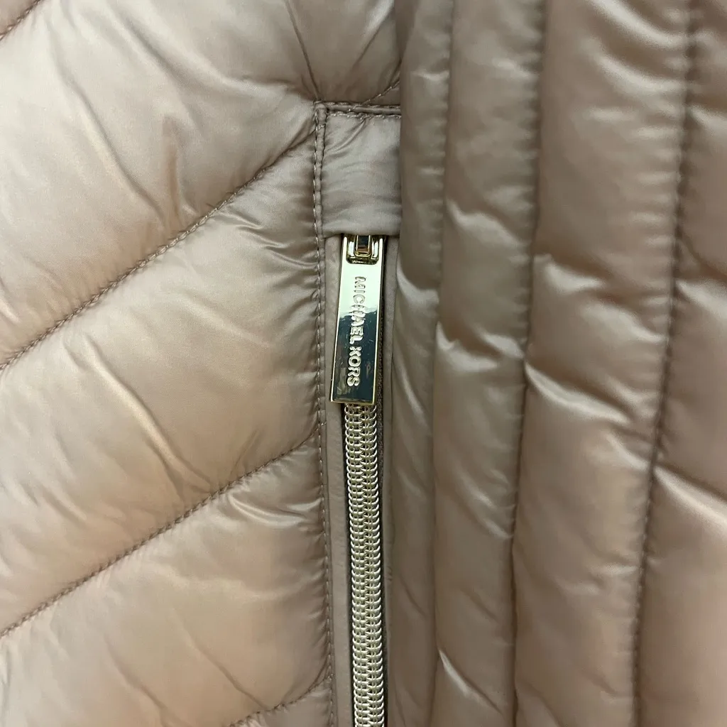 NWT Michael Kors Champagne Puffer Jacket - Image 6