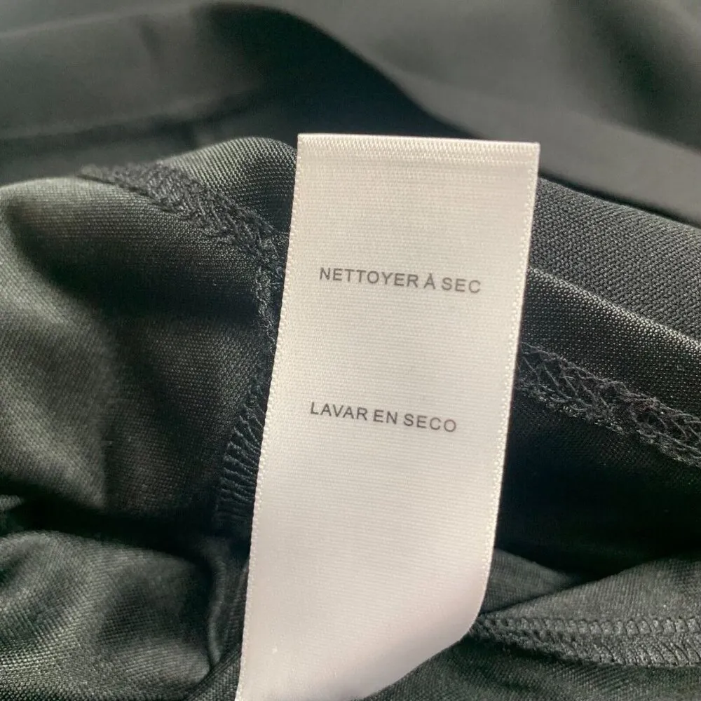 Laundry by Shelli Segal Womens Lace Little Black Dress Size 8 Long Sleeve Zip - Image 8