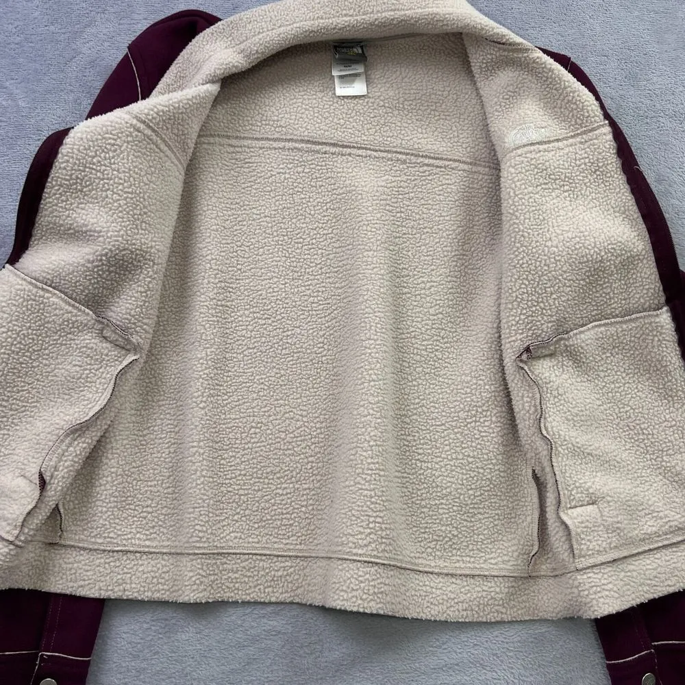 The North Face Womens Medium A5 Series Kanten Sherpa‎ Shearling Bomber Jacket - Image 10