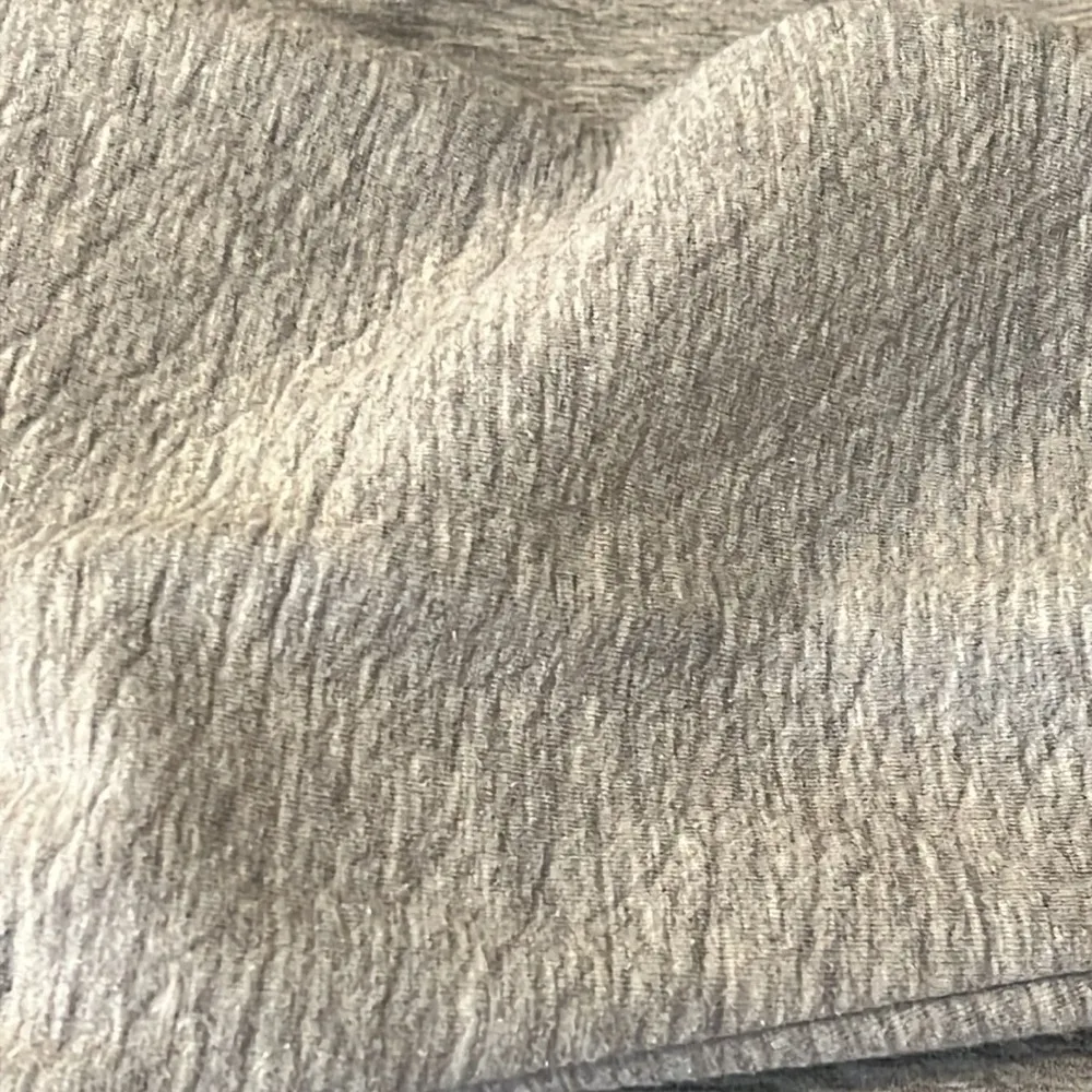 Michaela Buerger I love Paris perfume bottle sweatshirt with crochet detail, M Gray Size M - Image 7