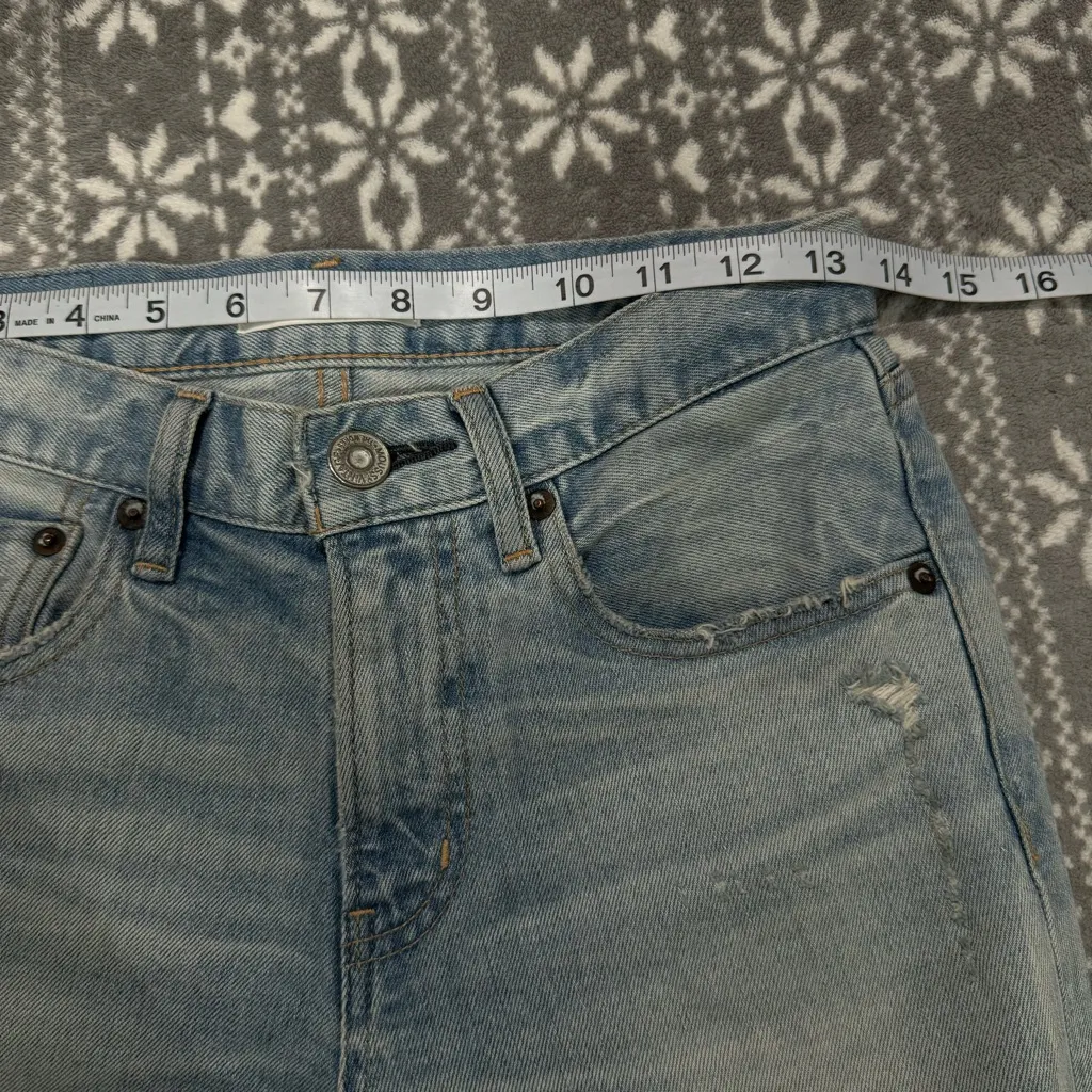 NWOT Moussy Vintage Vivian‎ Ripped Crop Skinny In Blue Size 24 - Image 10