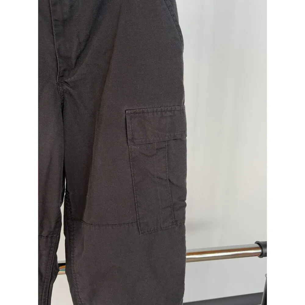 Propper Black Cargo Tactical Uniform Outdoors Work Pants Adjustable EUC Small - Image 6