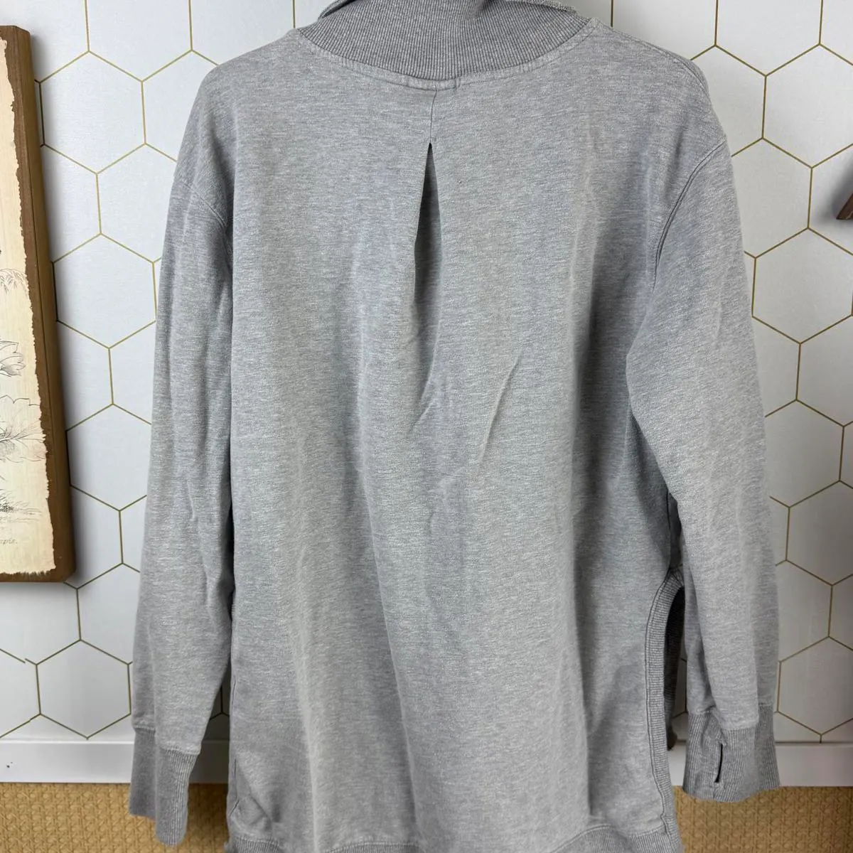 FP Movement Light Gray Oversized Zip - Image 4