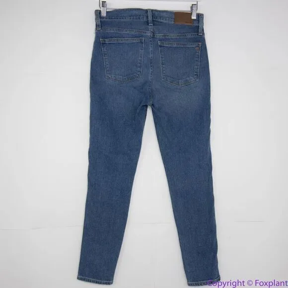 NEW Madewell Petite 10" High-Rise Skinny Jeans Dewitt Wash, 28P‎ - Image 6