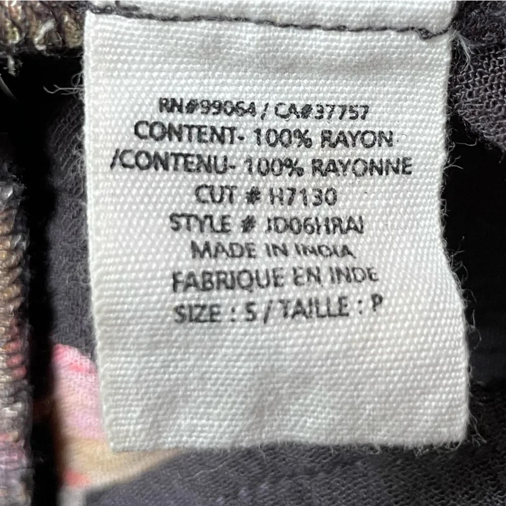 Billabong 70’s Style Floral Black Corset Back Festival Concert Comfy Dress - Image 13