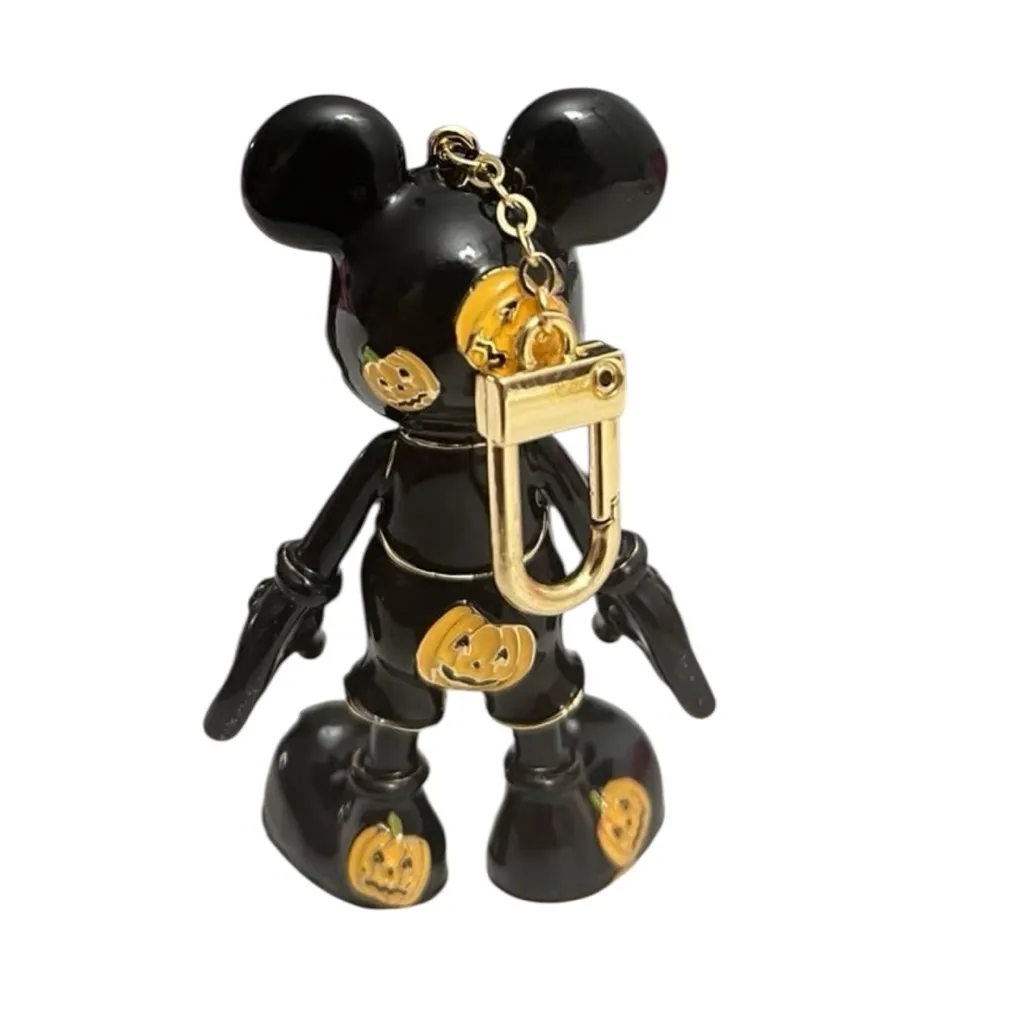 NWT Disney x Baublebar Mickey Mouse Black Pumpkin Bag Keychain Charm - Image 2