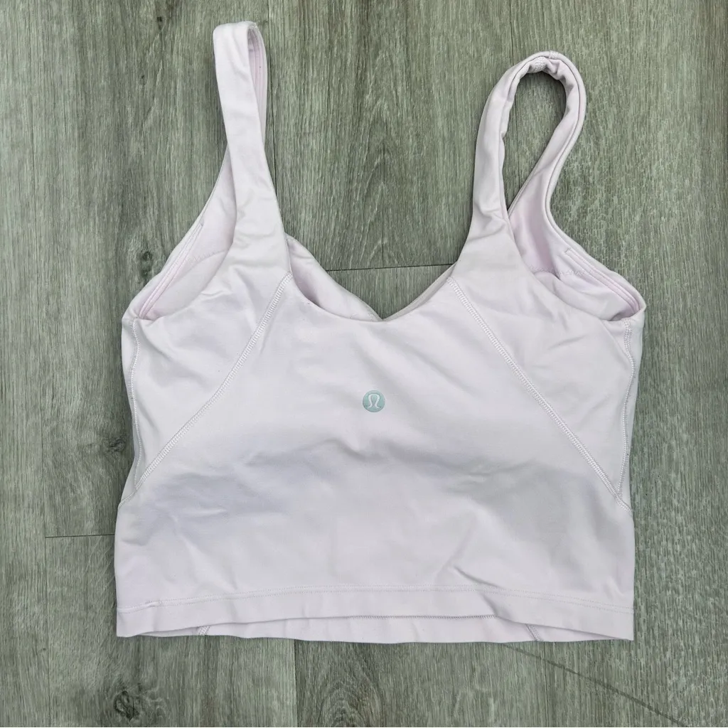 Lululemon Align Tank Strawberry Milkshake Lined Athletic Top Size 4 - Image 3