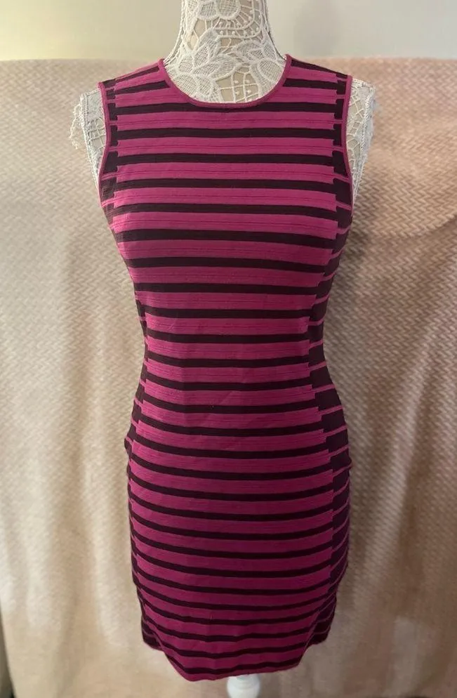 Opening Ceremony  Striped Sleeveless Graphic Dress - Image 2